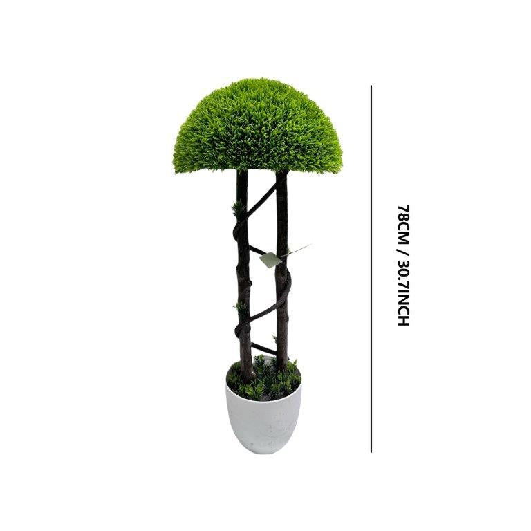 Realistic Touch Artificial Plant Flower Pot Home Interior Deco 80 cm around  (Ctn Box 2 units)