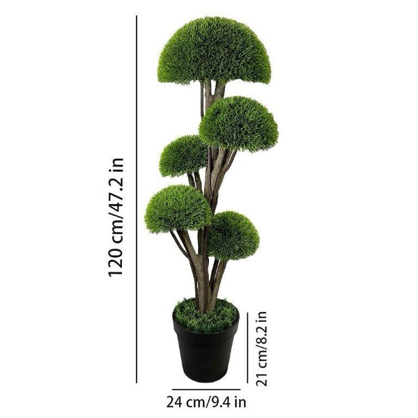 Realistic Touch Artificial Plant Flower Pot Home Interior Deco 120 5 heads  (Ctn Box 1 units)