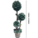 Realistic Touch Artificial Plant Flower Pot Home Interior Deco 120 cm 3 heads  (Ctn Box 1 units)