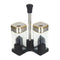 Gold and Transparent Spice Rack and Herb carousel Set of 2 Pcs 100 ml (Ctn Box 42 units)