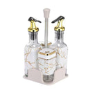 White Gold Mix Spice Rack and Seasoning Jar Set of 4 Pcs 100/150 ml (Ctn Box 24 units)