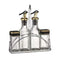 Gold and Transparent Spice Rack and Seasoning Jar Set of 4 Pcs 100 ml/150 ml (Ctn Box 24 units)