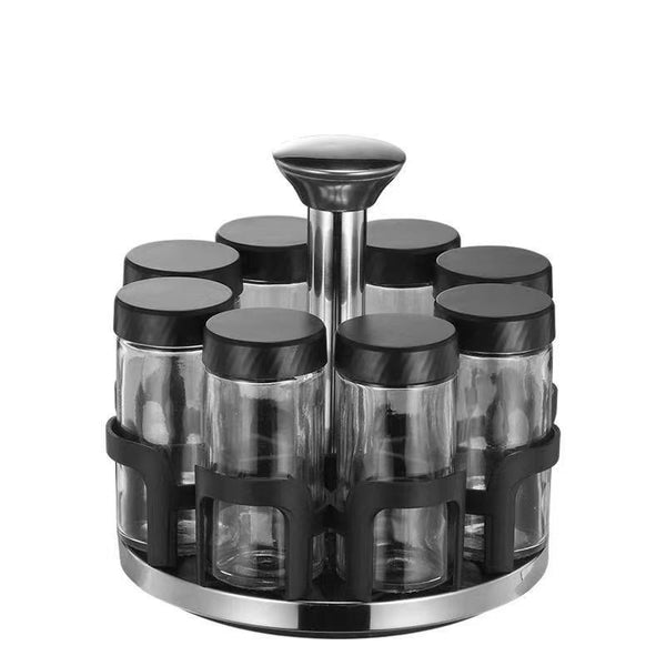 Revolving Spice Rack Spice and Herb Carousel Set of 8 Pcs 90 ml (Ctn Box 18 units)