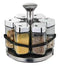 Revolving Spice Rack Spice and Herb Carousel Set of 6 Pcs 100 ml (Ctn Box 18 units)