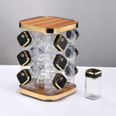 Revolving Spice Rack Spice and Herb Carousel Set of 12 Pcs 100 ml (Ctn Box 9 units)