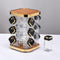Revolving Spice Rack Spice and Herb Carousel Set of 12 Pcs 100 ml (Ctn Box 9 units)