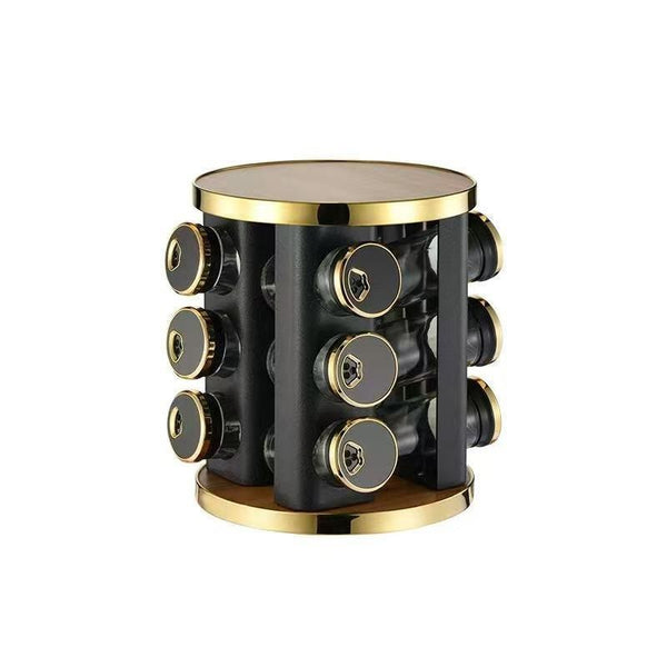 Revolving Spice Rack Spice and Herb Carousel Set of 12 Pcs 90 ml (Ctn Box 9 units)