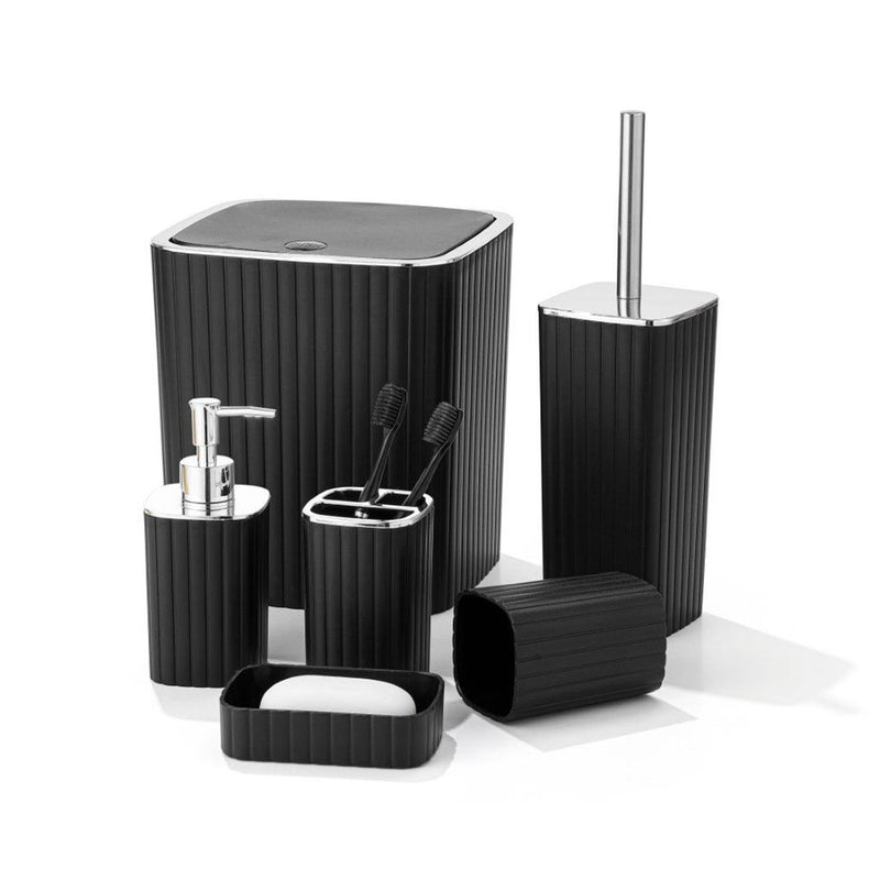 Complete Bathroom Accessories Soap Dispenser Toothbrush Holder Set of 6 Pcs**   (Ctn Box 12 units)