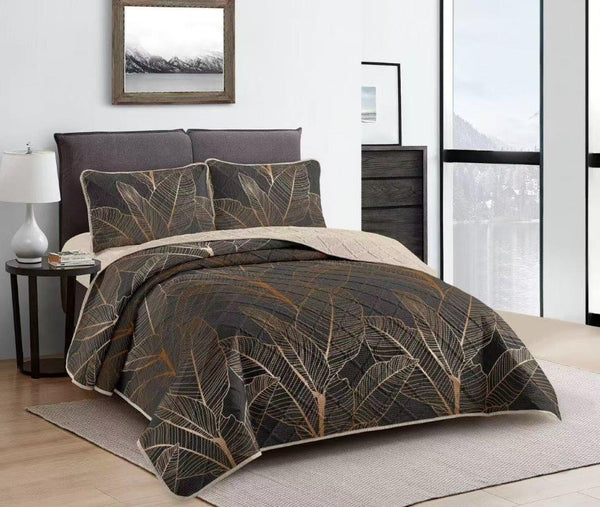 Elegant Design Comforter Bedspread Bedding Set Bed Cover with Pillowcase Set of 3 pcs Bed Cover 220*240 cm Pillowcase 50*70 cm   (Ctn Box 17 units)