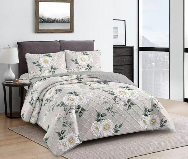 Elegant Design Comforter Bedspread Bedding Set Bed Cover with Pillowcase Set of 3 pcs Bed Cover 220*240 cm Pillowcase 50*70 cm   (Ctn Box 17 units)