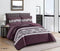 Elegant Design Comforter Bedspread Bedding Set Bed Cover with Pillowcase Set of 3 pcs Bed Cover 220*240 cm Pillowcase 50*70 cm   (Ctn Box 17 units)
