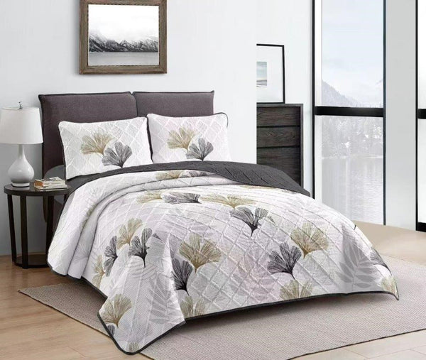 Elegant Design Comforter Bedspread Bedding Set Bed Cover with Pillowcase Set of 3 pcs Bed Cover 220*240 cm Pillowcase 50*70 cm   (Ctn Box 17 units)