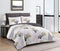 Elegant Design Comforter Bedspread Bedding Set Bed Cover with Pillowcase Set of 3 pcs Bed Cover 220*240 cm Pillowcase 50*70 cm   (Ctn Box 17 units)
