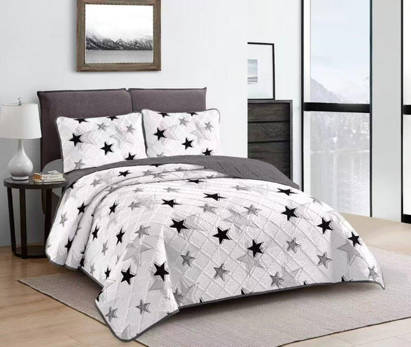 Elegant Design Comforter Bedspread Bedding Set Bed Cover with Pillowcase Set of 3 pcs Bed Cover 220*240 cm Pillowcase 50*70 cm   (Ctn Box 17 units)