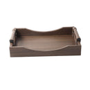 Rectangular Leather Serving Tray Set/2Pcs 31.5*41.5*4/26*35*4 cm