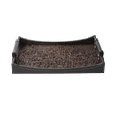 Rectangular Leather Serving Tray Set/2Pcs 34.5*48*4/29.5*42*4 cm