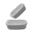 Plastic Airtight Food Container Set/2 Pcs 21*16*5.5 cm
