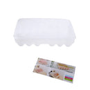 Transparent Eggs Refrigerator Storage Box 34*26*7 cm