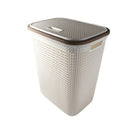 Plastic Laundry Hamper Basket with Lid 44*33.5*34 cm