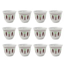 Ceramic Coffee Cup Cawa Set/12 Pcs 6.5*5 cm