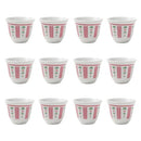Ceramic Coffee Cup Cawa Set/12 Pcs 6.5*5 cm