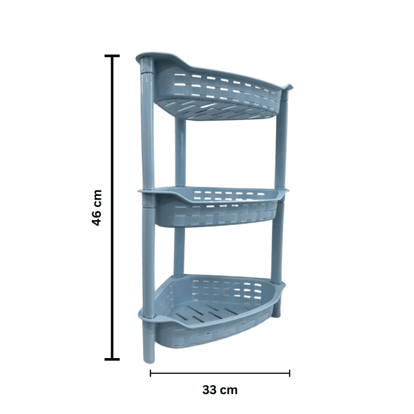 Kitchenware Fruit and Vegetables Trolley Rack Multi Layer 3 Tier 32x23x37.5 cm