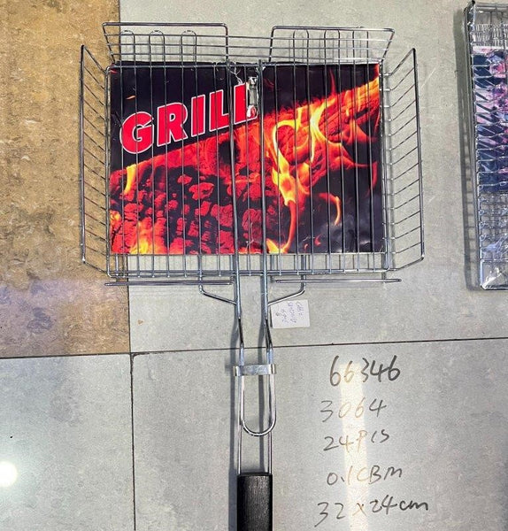 BBQ Accessories Barbecue Net Folden Grill Rack Folded Rack 32*24 cm (Ctn Box 24 units)