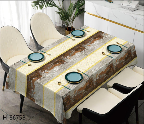 Premium Abstract Design PVC Table Cloth Table Cover Protector 1.37*20 m (Ctn Box 40 units)