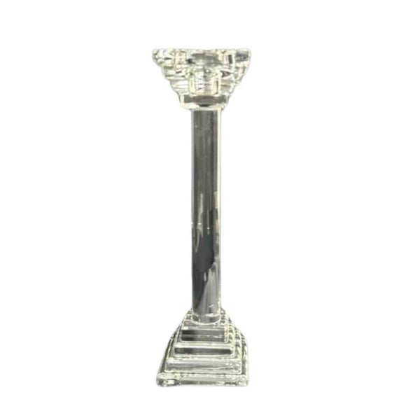 Home Decor Crystal Glass Table Top Candleholder 17 cm