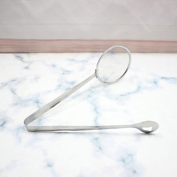 Potato Clip and Oil Strainer, 10(D)*26(H) cm.