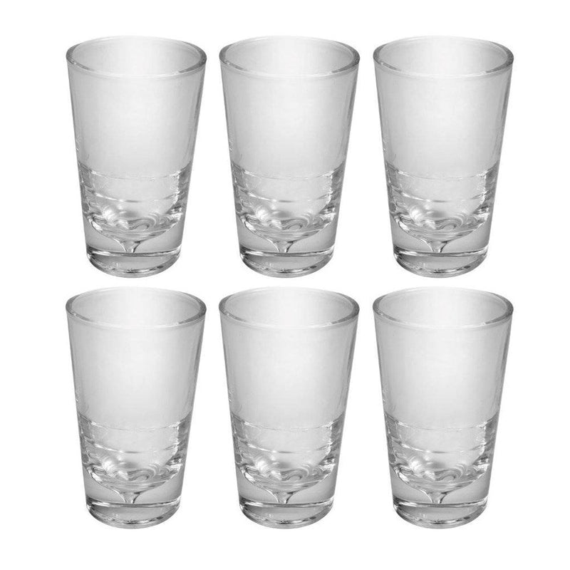 Heavy Base Shot Glass Set of 6 pcs 5.6*4*9.5 cm