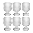 Glass Footed Drinking Tumbler Set of 6 Pcs 72*112*62 mm (Ctn Box 12 units)