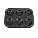 Non Stick 6 Slot Cup Cake Muffins Baking Mould/Tray 26*18 cm