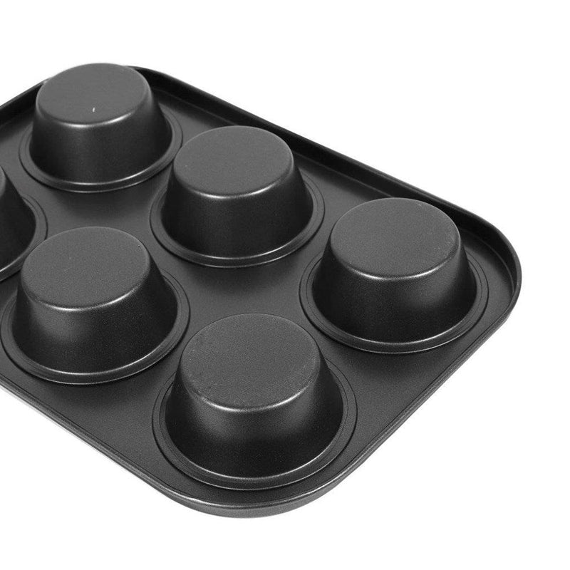 Non Stick 6 Slot Cup Cake Muffins Baking Mould/Tray 26*18 cm