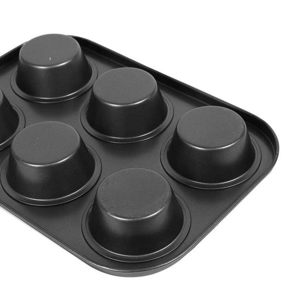 Non Stick 6 Slot Cup Cake Muffins Baking Mould/Tray 26*18 cm