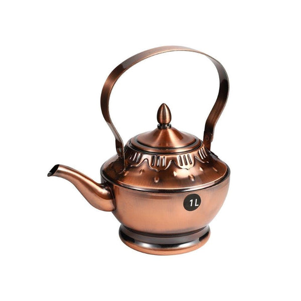 Copper Plated Tea Pot Kettle 1.5L