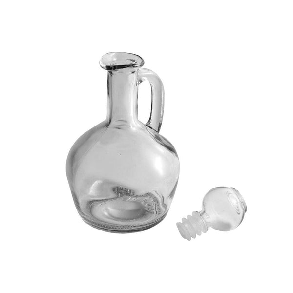 Glass Olive Oil Bottle Vinegar Dispenser 19 cm
