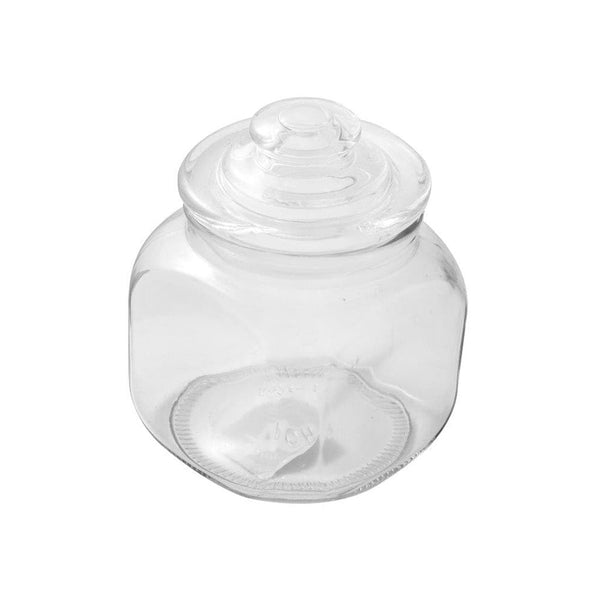 Airtight Glass Kitchen Cookie Jar 14*10 cm