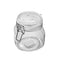 Airtight Glass Clip Top Round Storage Jar 12.5*9.5 cm