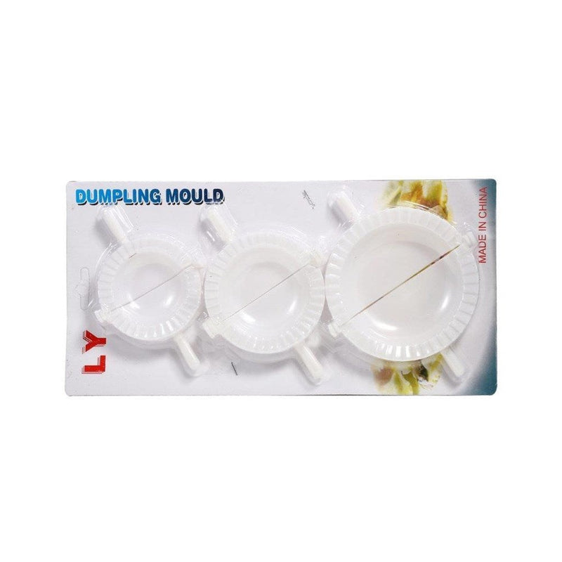Dumpling Moulds and Sambousek Cutter Dough Press Ravioli Empanada Maker Set of 3, S-6.5(D), M-7.5(D),L-9.5(D) cm.
