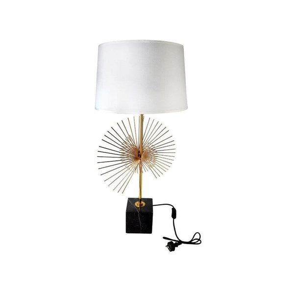 Home Decor Bedside Reading Table Lamp Mosaic Base Silver Shade 38*75 cm