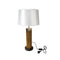 Home Decor Bedside Reading Table Lamp Golden Base White Shade 35*65 cm