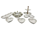 Ceramic Dinnerware Ceramic Dinner Set of Serving Dish Platters 18 pcs