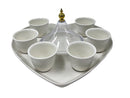 Ceramic Dinnerware Ceramic Dinner Set of Serving Dish Platters 18 pcs