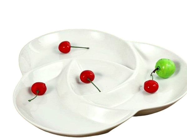 Ceramic Serving Nuts and Snack Platter 11.5 inch with Gift Box