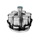 Revolving Spice Rack Spice and Herb Carousel Set of 6 Pcs 17.5*16.5 cm