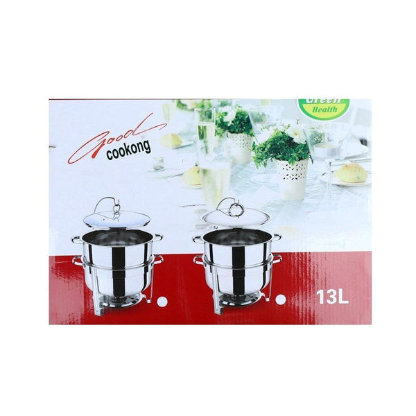 Stainless Steel Chafing Dish Banquet Food Warmer 13 Litre