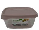 Square Trend BPA Free Multipurpose Airtight Storage Box Food Container 0.5 Litre HB021030 60 Pcs/Ctn