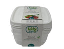 Square Trend Stackable BPA Free Multipurpose Airtight Storage Box Food Container Set of 3 0.5 Litre HB021038 24 Pcs/Ctn