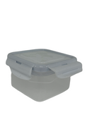 Square Airtight Kids Snacks Storage Box 300 ml 10*10*6 cm